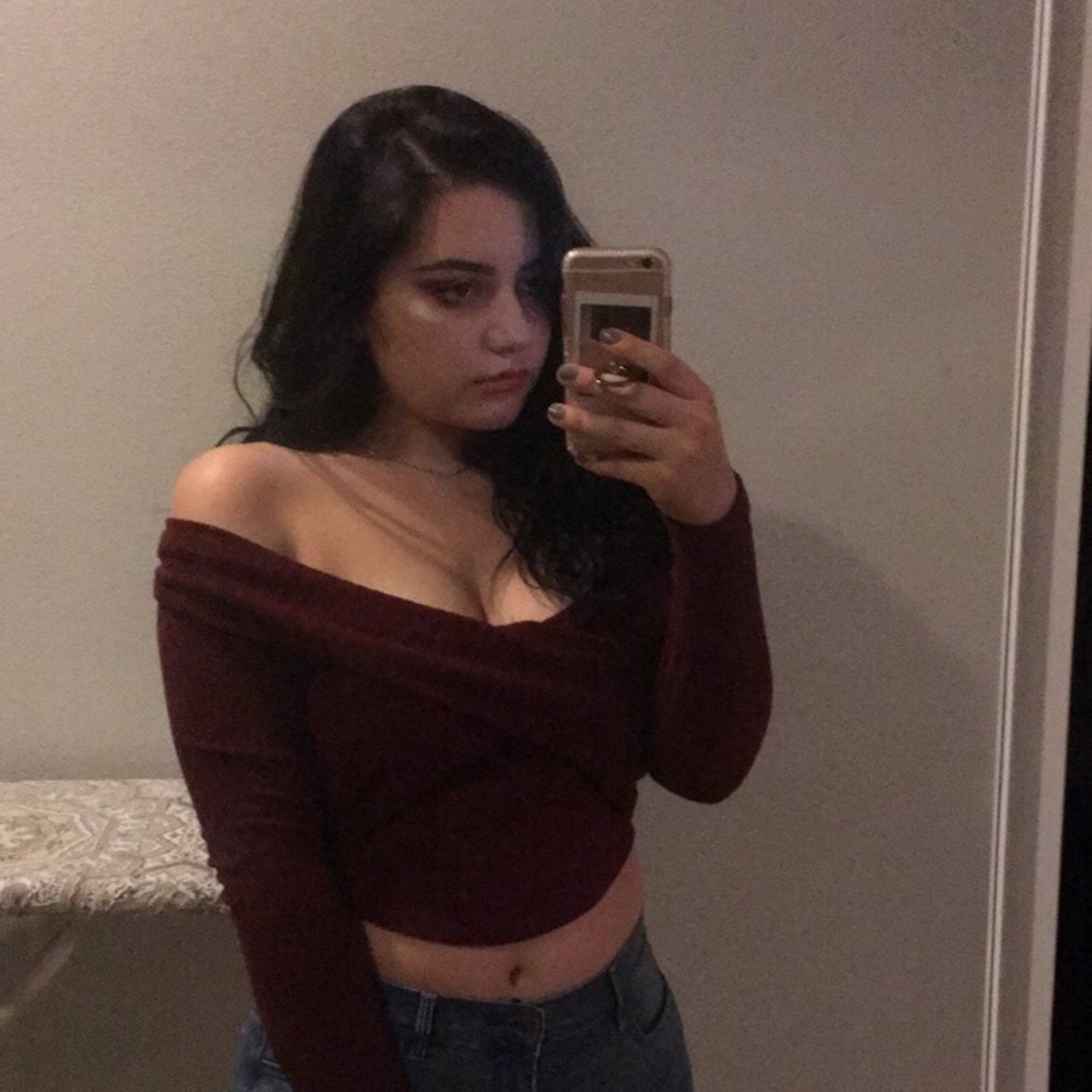 Off The Shoulder Sweater Top